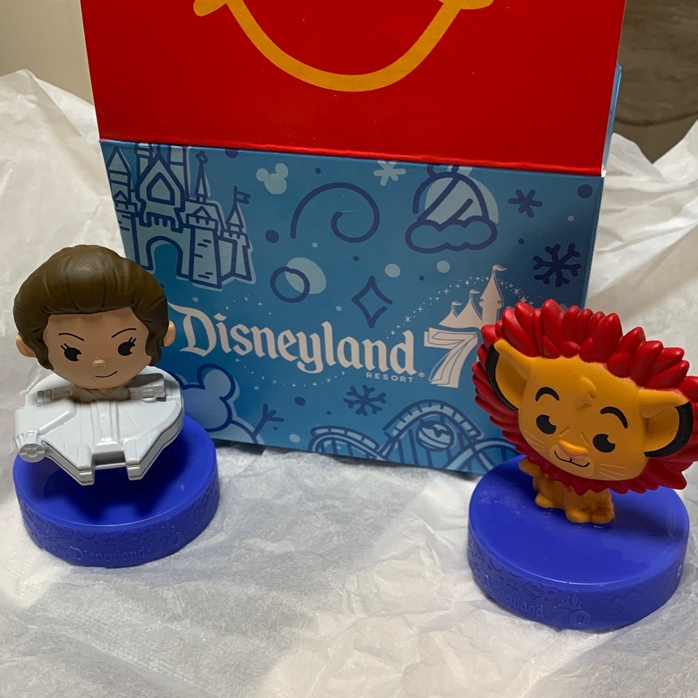 McDonald’s Disneyland 70th Anniversary Happy Meal Toys